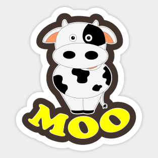 MOO! Sticker